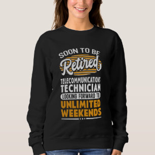 Sweatshirt Week-ends illimités Technologie de télécommunicati