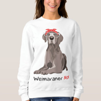 Sweatshirt Weimaraner Maman Bandana Femmes Weimaraner Chien
