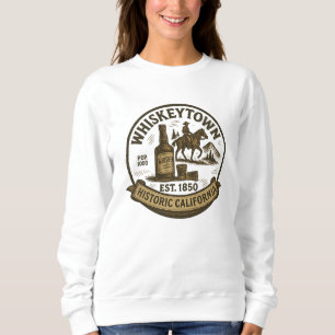 Sweatshirt Whiskeytown - Emblem Vintage historique de Califor