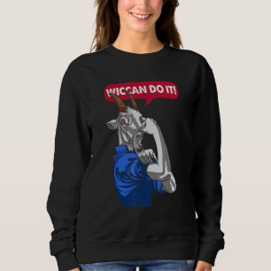 Sweatshirt Wiccan le faire Baphomet Bouc Satanique Occulte Go