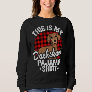 Sweatshirt Wiener Chien Doxie Maman Chiens Voici Mon Dachshun