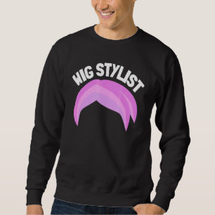 Sweatshirt Wig Designer Artificiel Hair Styliste Et Wig Maker