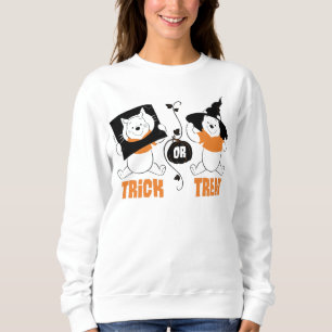 Sweatshirt Winnie l'Ooh   Tricoter ou traiter