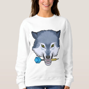 Sweatshirt Wolf aux fléchettes avec Dart