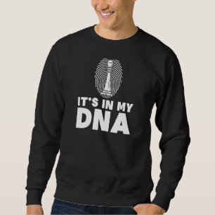 Sweatshirt Womens It's In My Dna Joueur d'échecs Jeu de nuit