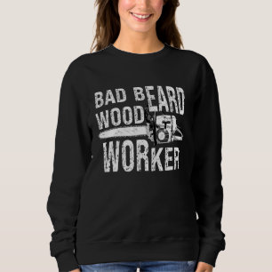 Sweatshirt Woodsma Travailleuse Du Bois De Scie À Tête Mauvai