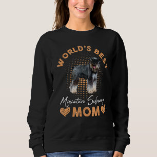 Sweatshirt Worldu2019s Meilleure Miniature Schnauzer Maman Ch