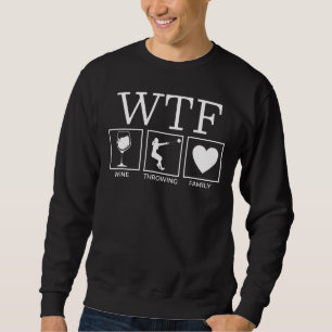 Sweatshirt Wtf Marteau Jetant Et Femme De Famille Marteau Thr