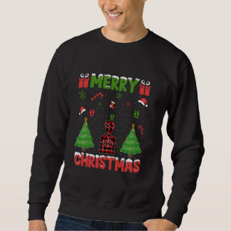 Sweatshirt Xmas Tree Red Buffalo Plaid IT Specialiste Ugly Ch