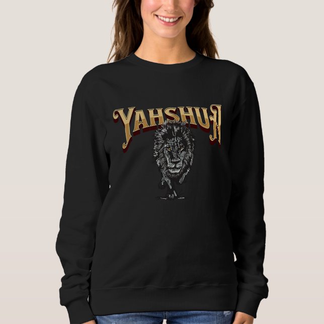 Sweatshirt Yahshua Est Roi Citation De L'Écriture Biblique Hé (Devant)