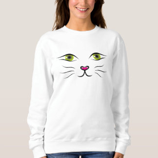 Sweatshirt yeux de chat