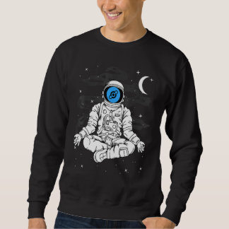 Sweatshirt Yoga d'astronaute Hélium Hnt Coin vers la Lune Cry