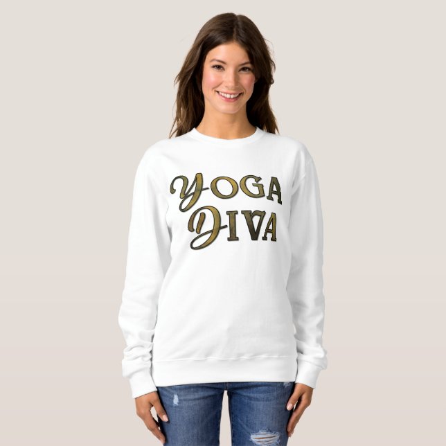 SWEATSHIRT YOGA DIVA (Devant entier)