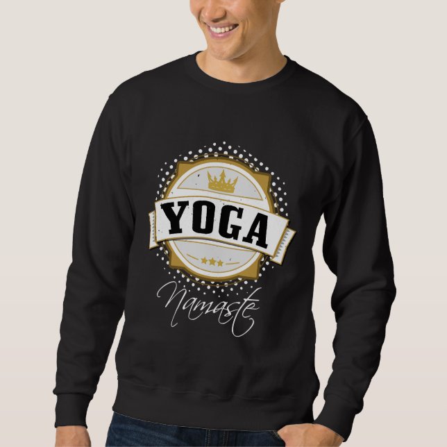 Sweatshirt Yoga namaste (Devant)