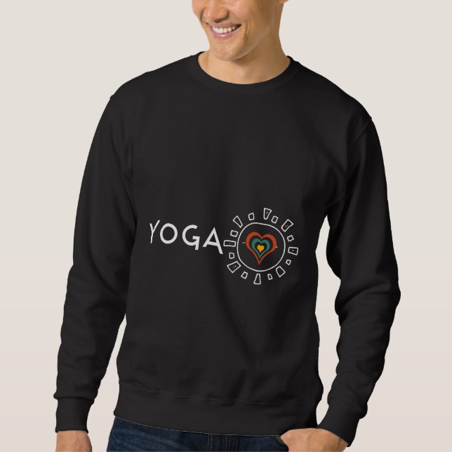 Sweatshirt Yoga Retro Love (Devant)