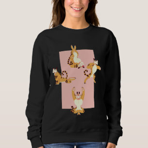 Sweatshirt Yoga Tiger