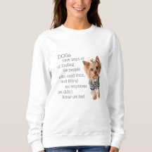 Yorkie Dog cite des femmes
