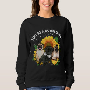 Sweatshirt You&x27 ; re A Sunflower Carlin Chien Maman Papa P