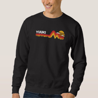 Sweatshirt Yuuki Rétro Vintage Coucher de soleil Yuuki 80s 90