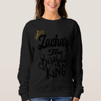 Sweatshirt Zachary L'Anniversaire Roi Joyeux Anniversaire Hom