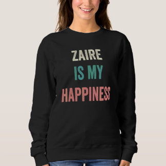 Sweatshirt Zaïre Est Mon Bonheur