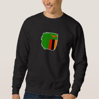 Sweatshirt Zambia Drapeau fièrement zambien 2