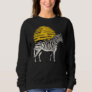 Sweatshirt Zebra Graphic mignon Imprimer Amour Nature Zebras