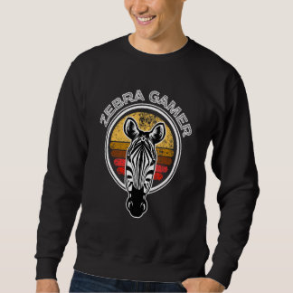 Sweatshirt Zebra Joueur Ne Peut Pas Vous Entendre Je Joue Zeb