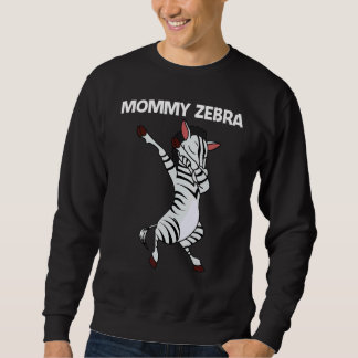 Sweatshirt Zèbre pour femme maman animal de zoo africain  