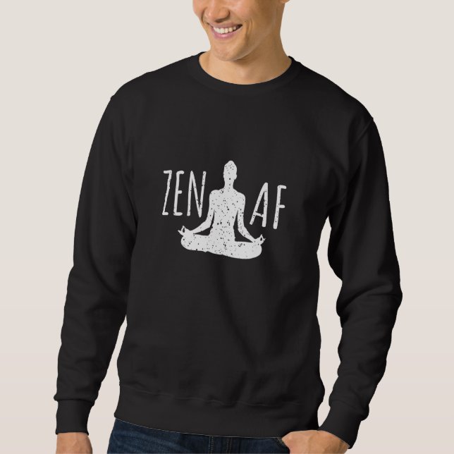 Sweatshirt Zen AF Méditation Zen  Zen (Devant)