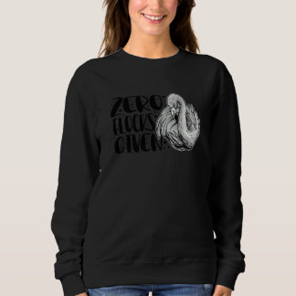 Sweatshirt Zéro troupeaux donnés Animal Flamant rose pour h