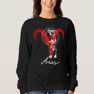 Sweatshirt Zodiaque Astrologie Horoscope Gothique Bélier