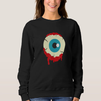 Sweatshirt Zombie Eyeball Épouvantable Halloween Épouvantable