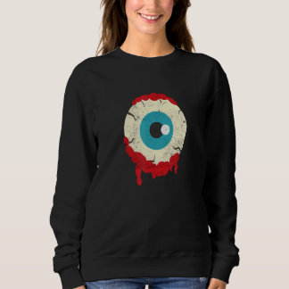 Sweatshirt Zombie Eyeball Halloween Parti effrayant Zombies F