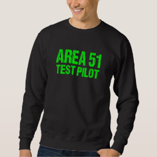 Sweatshirt Zone 51 Essai Pilote Rétro Halloween Costume Roswe