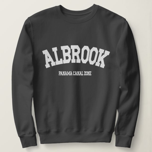 Sweatshirt Zone du canal de Panama : Albrook (Design devant)
