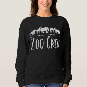 Sweatshirt Zoo Crew Safari Animal Pour Enfants Ou Adultes Zoo
