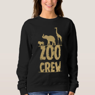 Sweatshirt Zoo Crew Safari Animal Zookeeper Zoologiste Park K