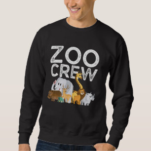 Sweatshirt Zoo Safari Crew Zoo Field Trip Wild Squad Correspo