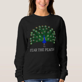 Sweatshirt Zookeeper Ornithologiste Craindre Le paon Aimer Pe