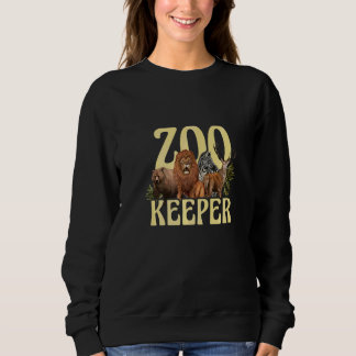 Sweatshirt Zookeeper Safari Animal Keeper Zoologie Zookeeper