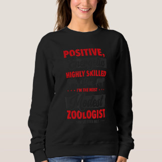 Sweatshirt Zoologiste Entretien de zoo Faune Zoologie Employé