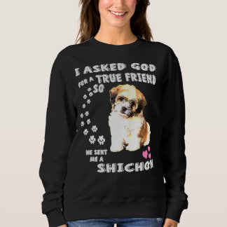 Sweatshirt Zuchon Chien Maman Costume Shih Tzu Bichon Mix Cou