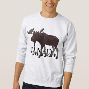 Sweatshirts canadiens d'orignaux de chemises