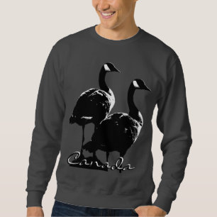 Sweatshirts de Canadien de sweatshirt d'oies du