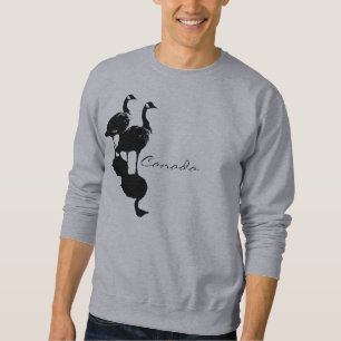 Sweatshirts de Canadien de sweatshirt d'oies du