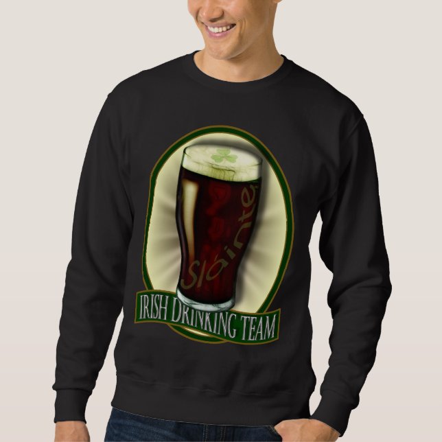Sweatshirts potables irlandais d'équipe (Devant)