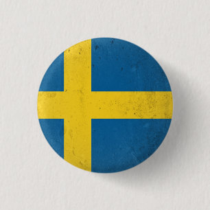 Sweden 1 Inch Round Button