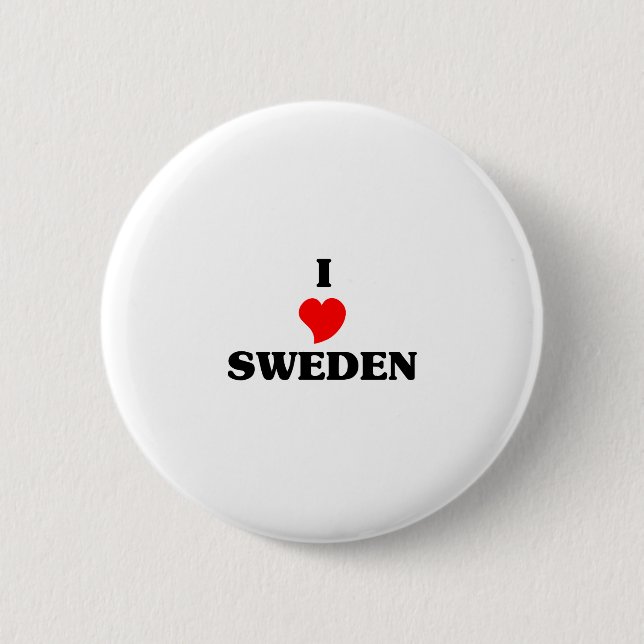 SWEDEN 2 INCH ROUND BUTTON (Front)