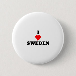 SWEDEN 2 INCH ROUND BUTTON